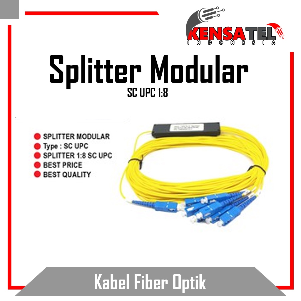passive splitter 1:8 modular mini/splitter modular/splitter 8way