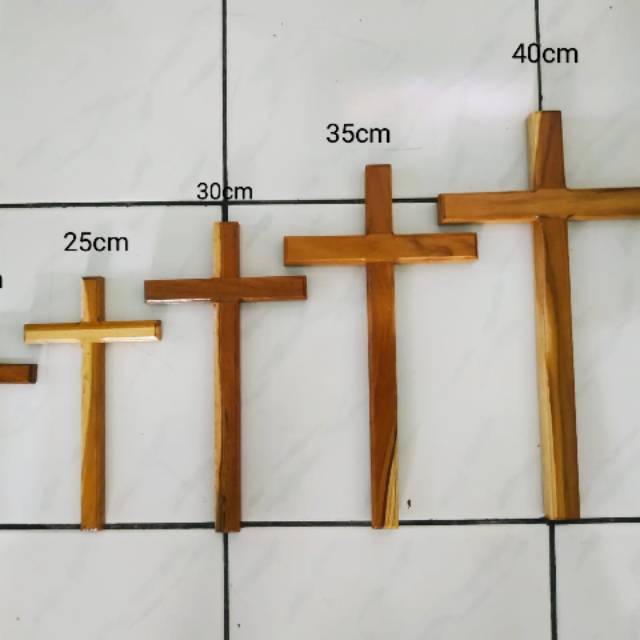Pusat Grosir Salib Jati Polos 30cm (146) Q0KmO5UV6RWZW