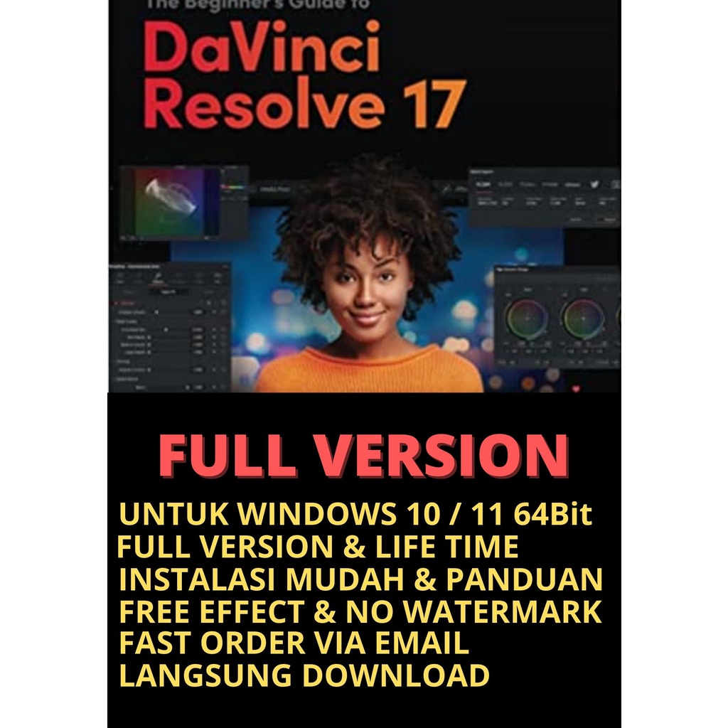 Jual Davinci Resolve 17 Full Version | Shopee Indonesia