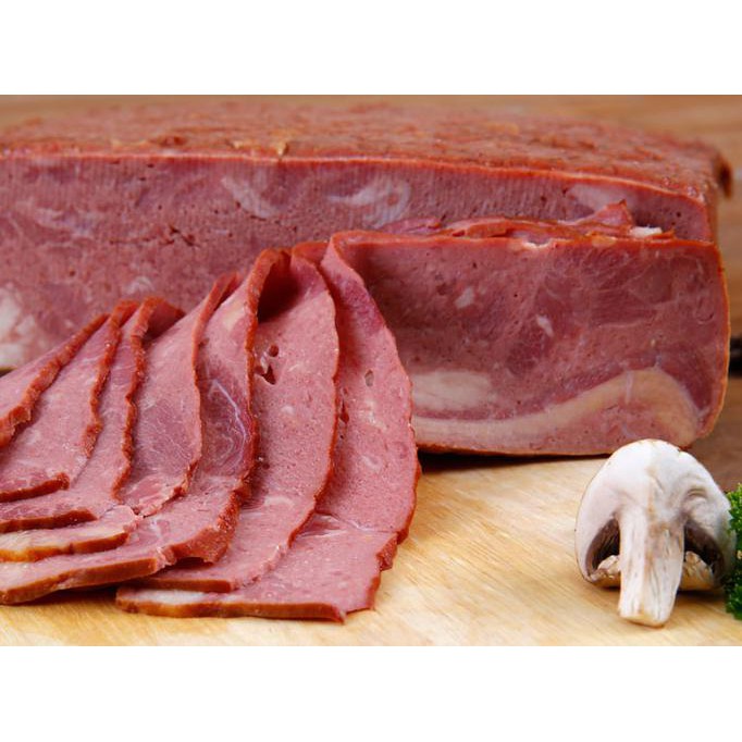 

ENAK SMOKED BEEF BRISKET (BACON SAPI - Aroma/ Daging Sapi Asap)-FROZEN FOOD TERLEZAT