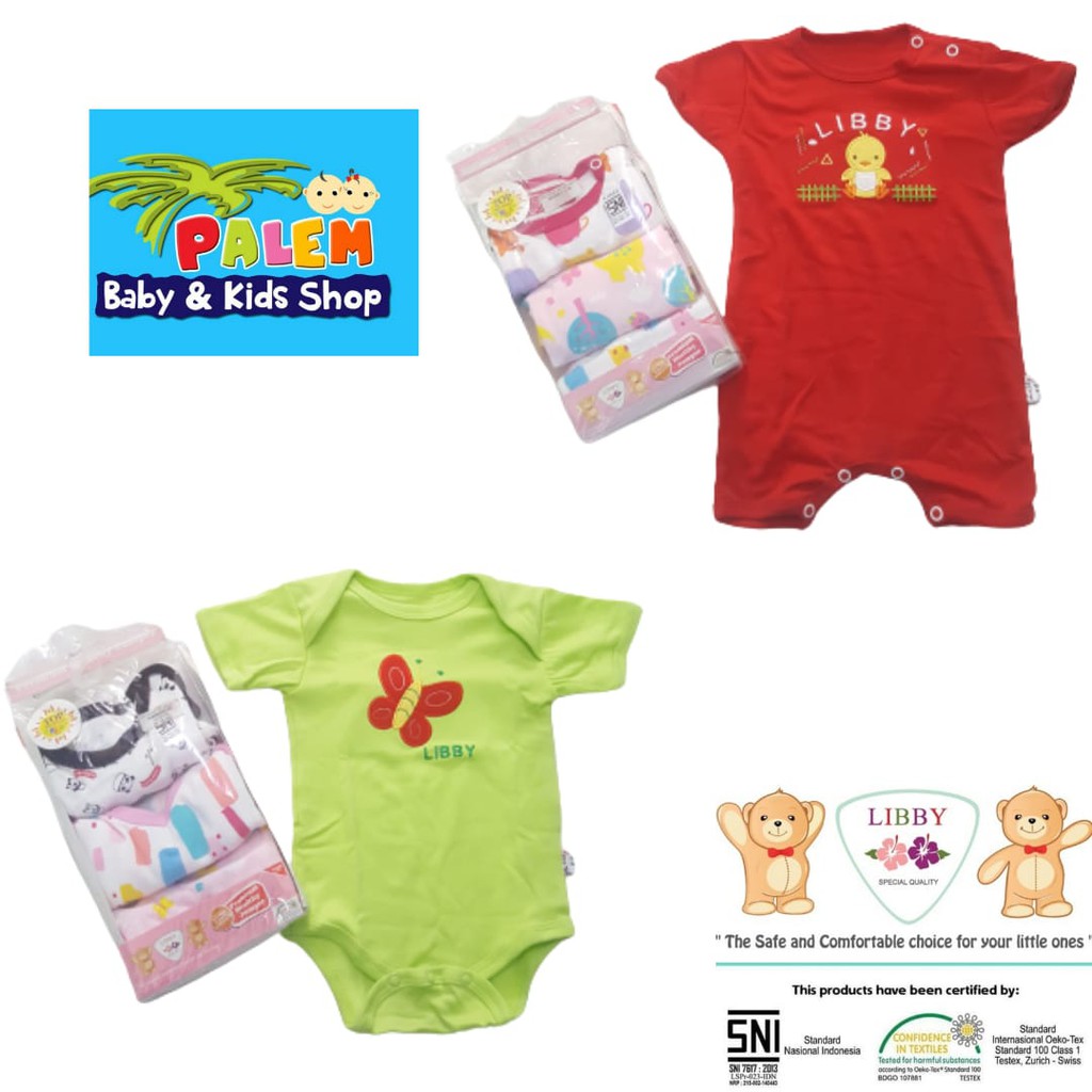 libby jumper segitiga/segiempat pendek premium girl isi 4
