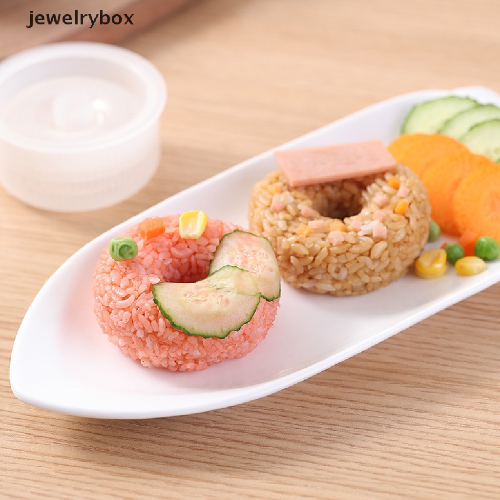 (jewelrybox) Cetakan Pembuat Bola Nasi / Donat / Sushi DIY Anti Lengket