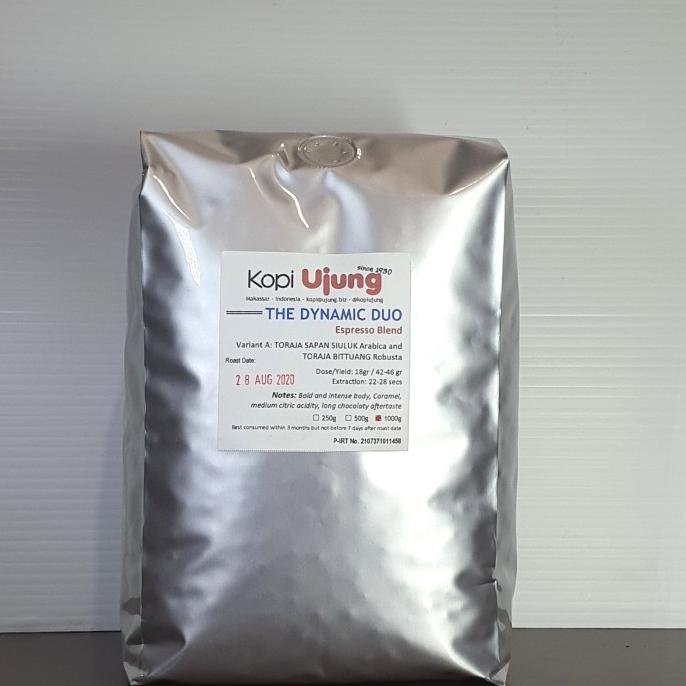 

Kopi Ujung House Blend: Dynamic Duo 1KG