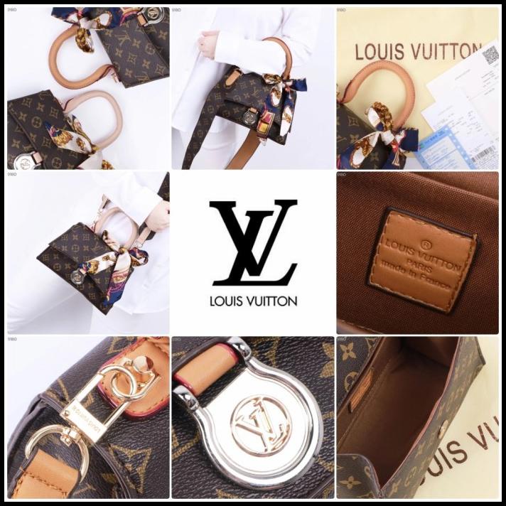 Bag Canvas - Tas Wanita Lv Louis Vuitton Twilly Tophandlebag Canvas Emboss Premium