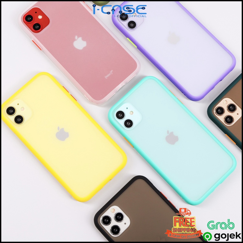 Slim hybrid Doff soft Case for ALL IPHONE 6 7 8 + x xs xr 11 pro max-1