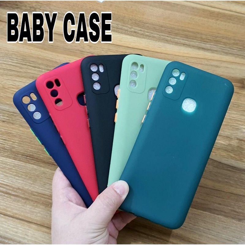CASE INFINIX SMART 6 Ram 3 ZERO 8 HOT 8 Hot 9 Hot 10 9play 10play SOFTCASE MACARON BUTTON PELINDUNG 