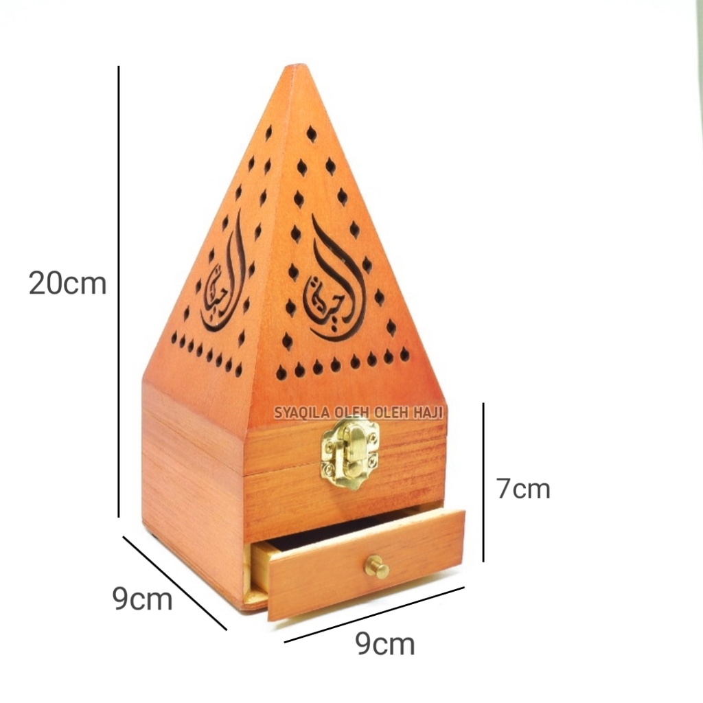 Mabkhara Pyramid Arab Tempat Bakar Piramida Bukhur Kayu Gaharu Kemenyan Prapen Gahru