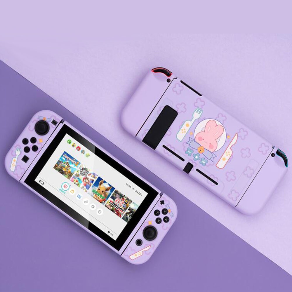 Geekshare Soft Case Silikon TPU Cover Proteksi Konsol Game Nintendo Switch V1 V2