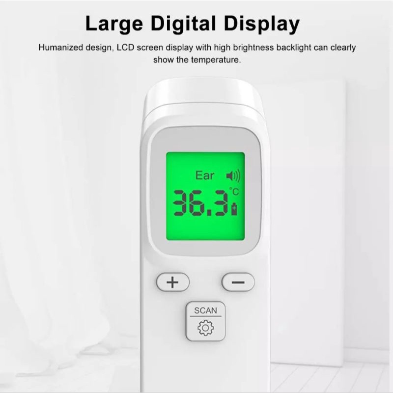 Termometer Infrared Digital Pengukur Suhu Tubuh Thermometer Dahi