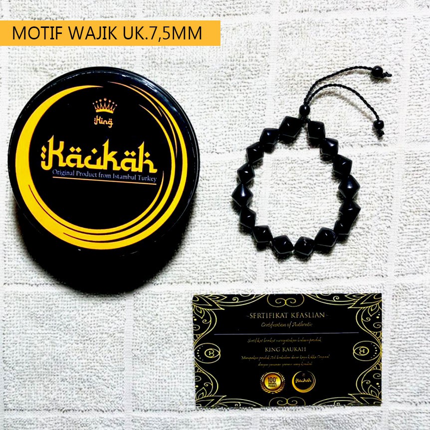 GELANG KOKKA KAOKAH KAUKAH Cutting Diamon BERSERTIFIKAT Uk 8mm Garansi Uang Kembali