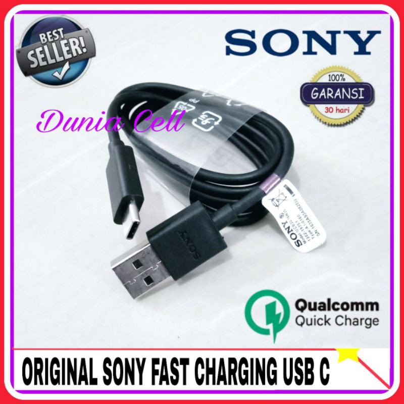 Kabel Data Sony Xperia XA1 Dual XA1 Plus XA1 Ultra ORIGINAL 100% USB C