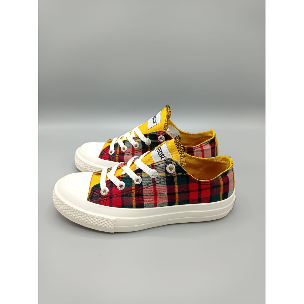 Warrior Olympus Red Yellow Low | Sepatu Warrior | Warrior Shoes