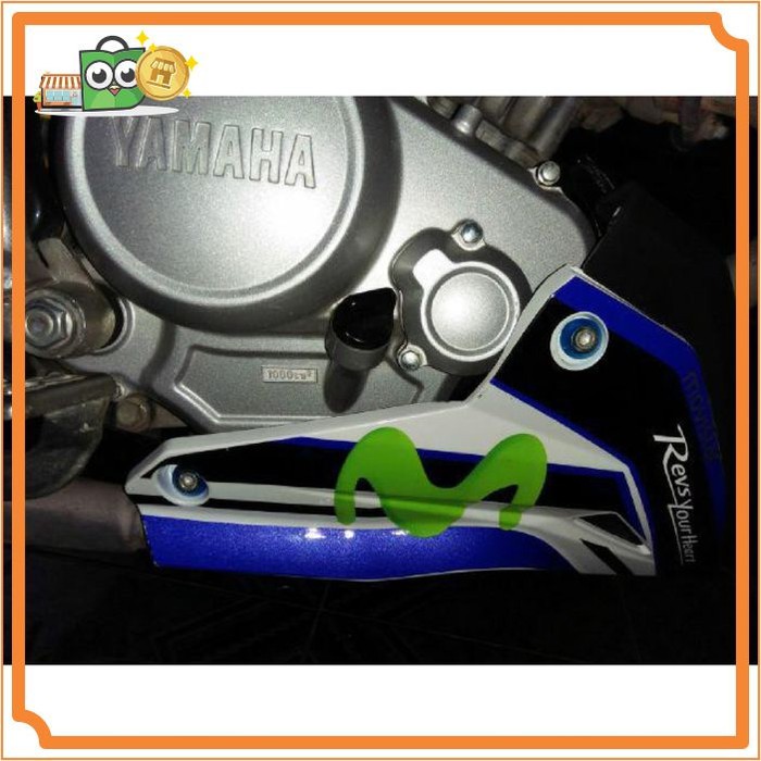 Undercowl Cover Engine pelindung Mesin New Vixion R 2017 - KANJENG RADEN VARIASI