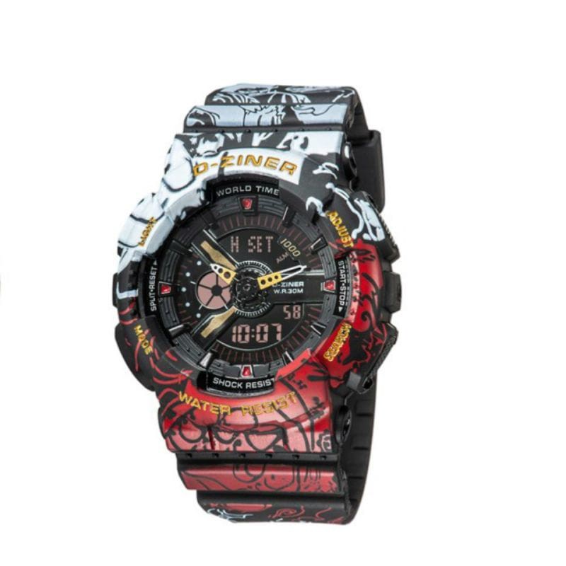 JAM TANGAN D.ZINER 8066 DOUBLETIME ANTI AIR