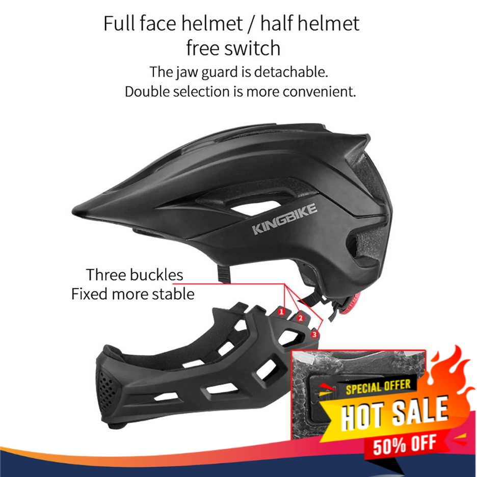 Helm Sepeda Anak Fullface Modular Untuk Sepeda MTB Roadbike - TSTK05