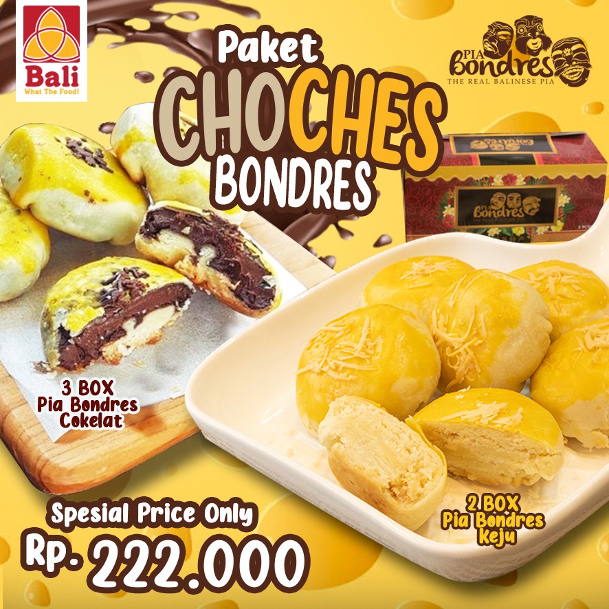 

PIA BONDRES THE REAL BALINESE PIA PAKET CHOCHES (CHOCO CHEESE)