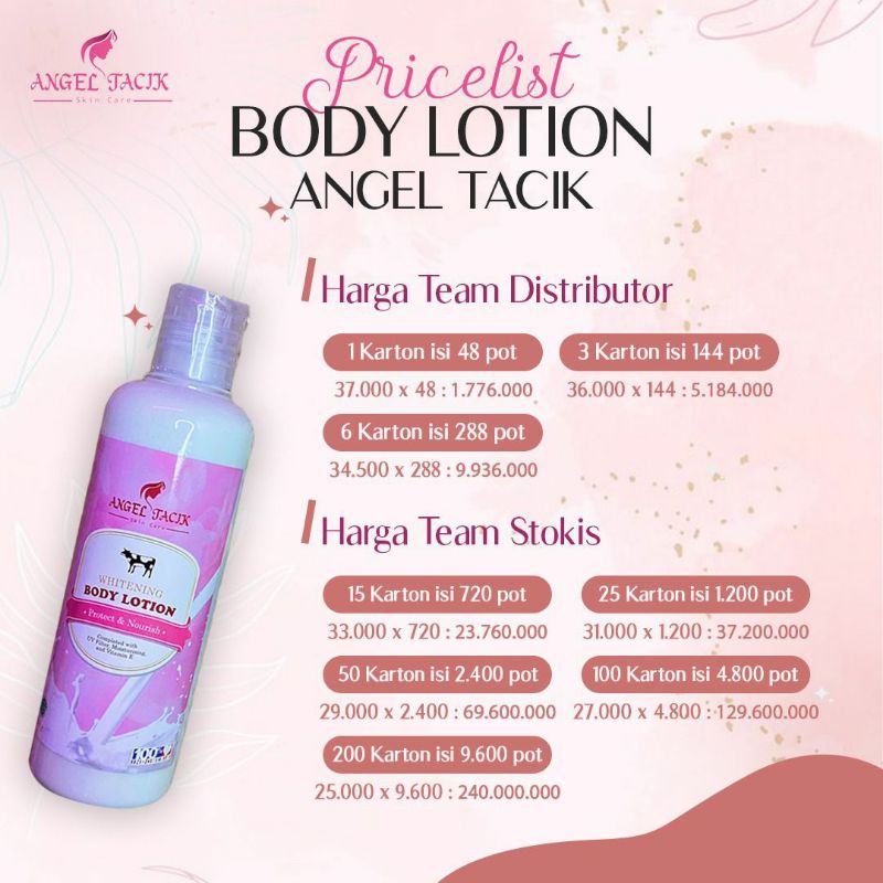 HB ANGEL TACIK / BODY LOTION ANGEL TACIK / sabun angel tacik/ lulur angel tacik/ lotion angel tacik pencerah kulit / angel tacik