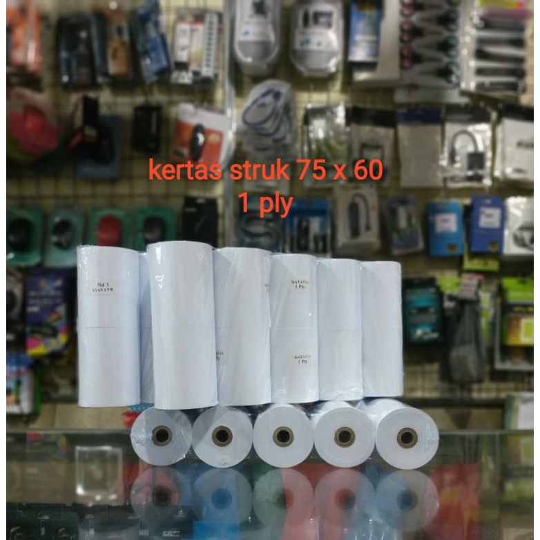 

kertas struk 75 x 60 1 ply