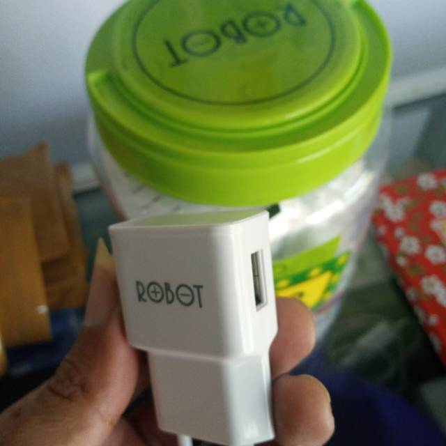 KOTAK CHARGER Batok kepala charger ROBOT ORIGINAL