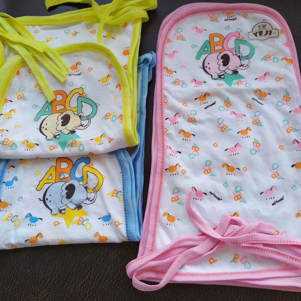 1 LUSIN Popok Kain Bayi Putih Grosir Isi 12 pcs / 12Pcs Popok Kain Motif Animal Giraffe  SNI