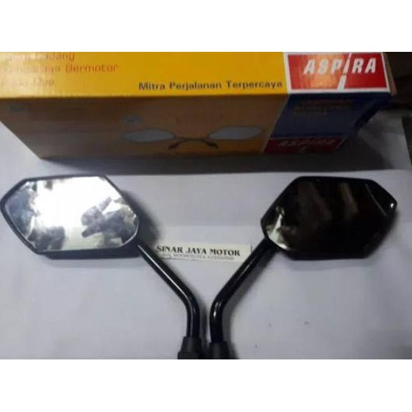 Paling Diminati spion aspira kotak YAMAHA kualitas ASTRA 12-BM02-M10BYR vega jupiter mx mio soul j