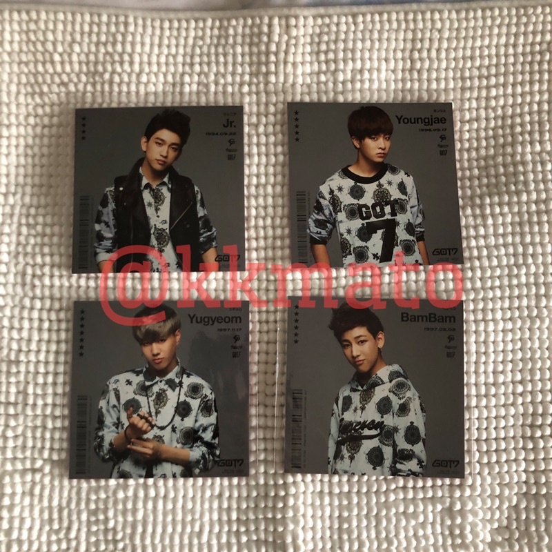 GOT7 - ALL AROUND THE WORLD (JAPAN ALBUM) JACKET CARD