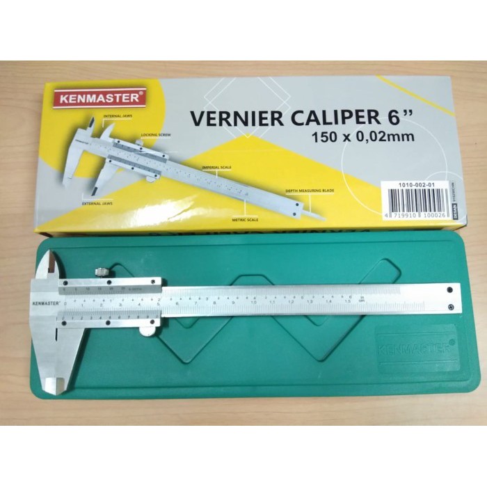 Sigmat / Vernier Caliper 6 INCH / Jangka Sorong KENMASTER/SIGMAT KOTAK PVC