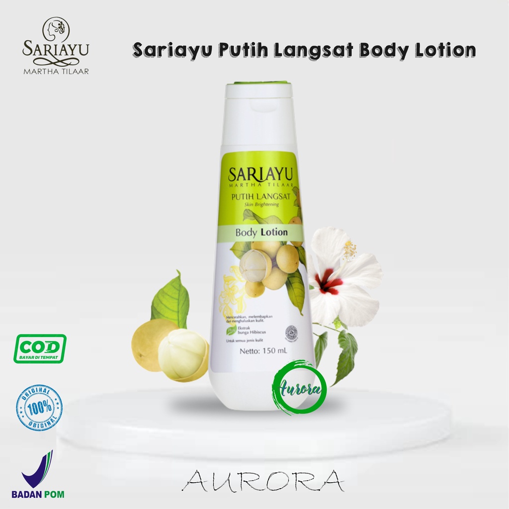 Sariayu Putih Langsat Body Lotion | Hand Body Sariayu