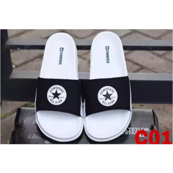 Sandal comverse CT II sendal casual sport grade original-PUTIH HITAM