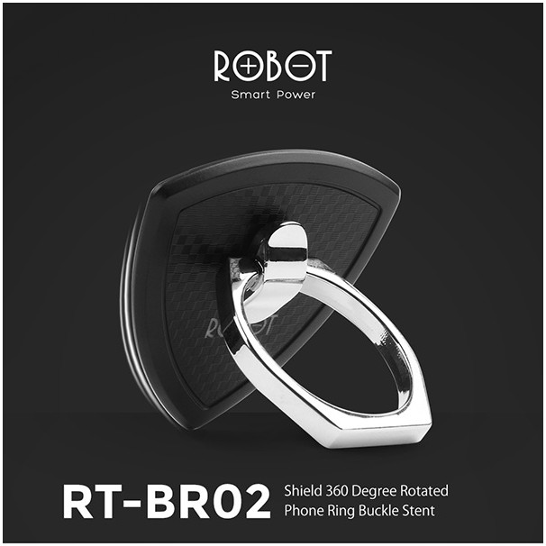 Vivan Robot iRing RT-BR02 Shield Shape Stand & Holder Handphone