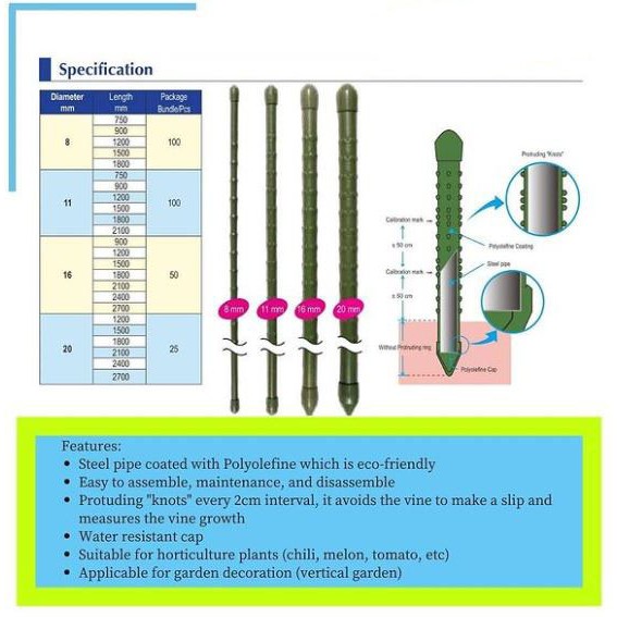 AJIR | LANJARAN | RAMBATAN | PLANT STAKE Tanaman