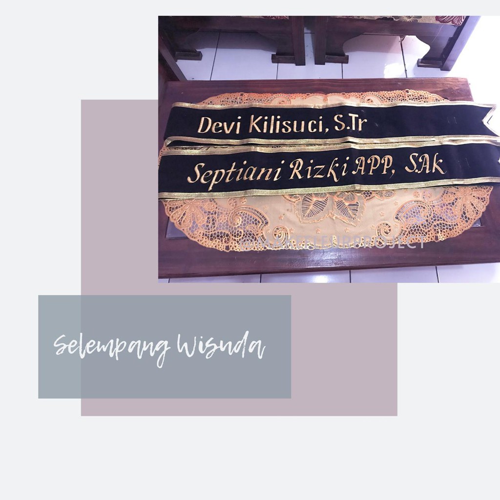 SELEMPANG WISUDA 2 LAPIS