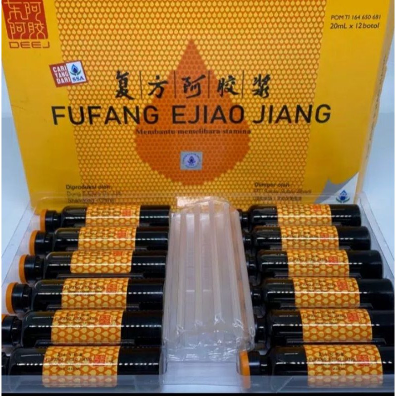 Fu Fang Ejiao Jiang Obat Penambah Trombosit Per Botol 20ml Shopee Indonesia