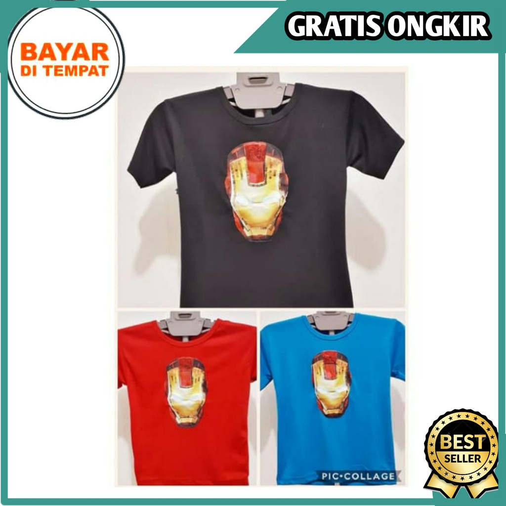 baju anak superhero baju kaos anak baju superhero atasan anak laki laki kaos anak cowo KE3