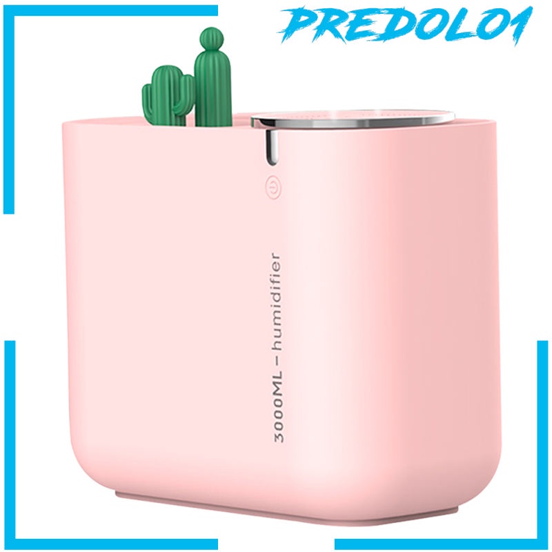 [PREDOLO1] 3000ML Ultrasonic Essential Oil Humidifier Diffuser Air Purifier Pink