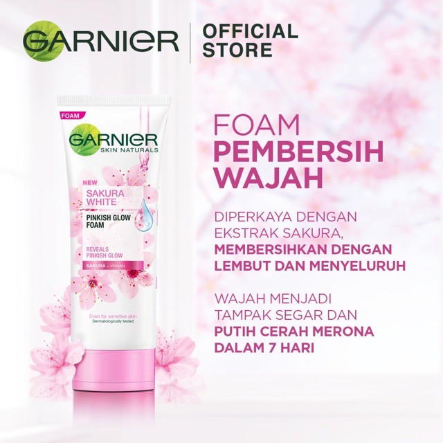 GARNIER SAKURA GLOW HYALURON FACE WASH