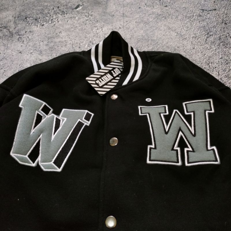 VARSITY LOS ANGELES COMBI HITAM FULLTAG&amp;LEBEL (BESTSELLER)