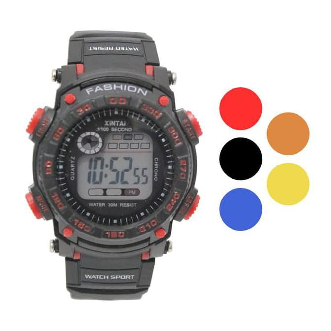 JAM TANGAN SPORT DIGITAL - RUBBER STRAP - 5 PILIHAN WARNA - FINX-489