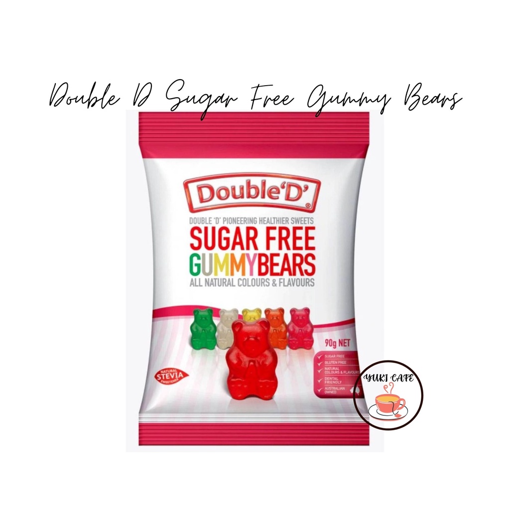 

PERMEN - DOUBLE D SUGAR FREE GUMMY BEARS