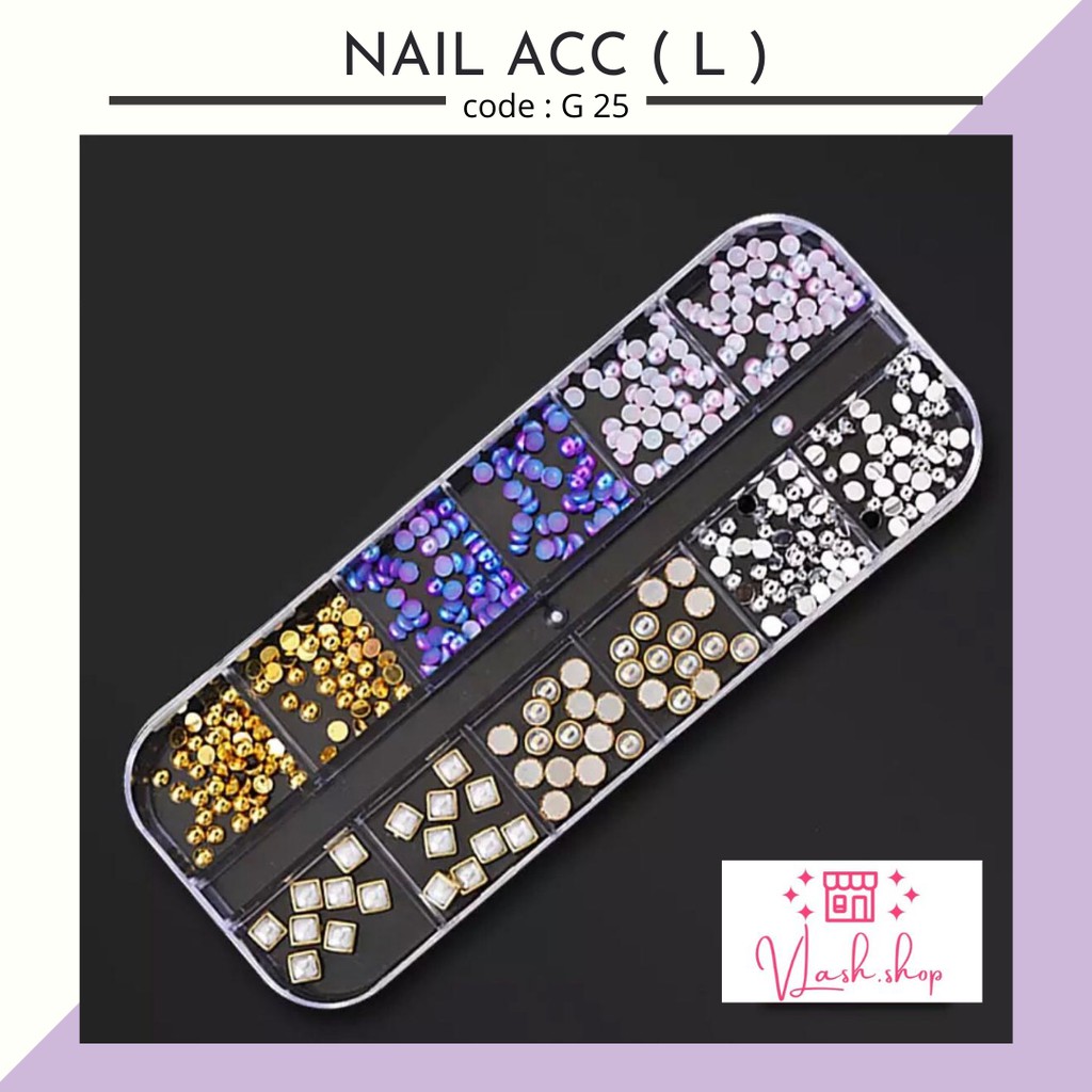 18 - 29 - NAIL ACCESORIES ( L ) - HIASAN KUKU