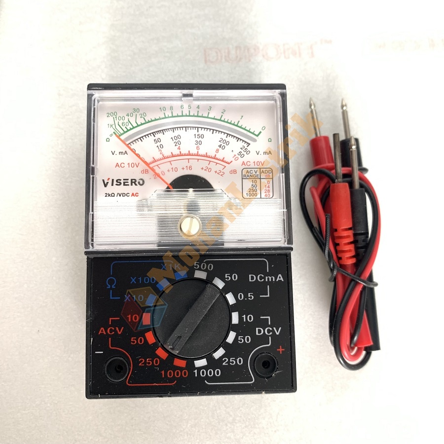 Multimeter Multitester Avometer Analog Mini Rocia Alat Pengukur Arus