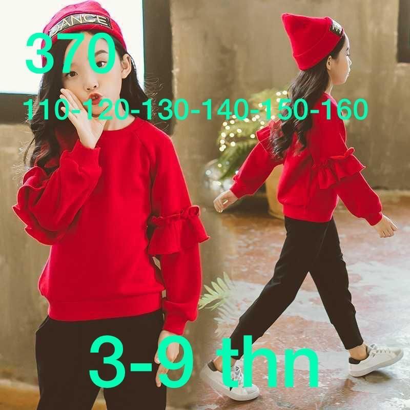 370#setelan anak terbaru/baju setelan anak import