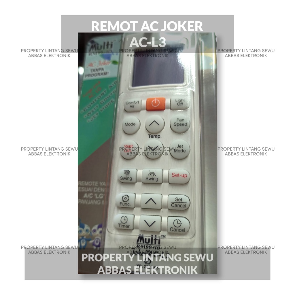 REMOT AC LG REMOT CONTROL AIR CONDITIONER LG