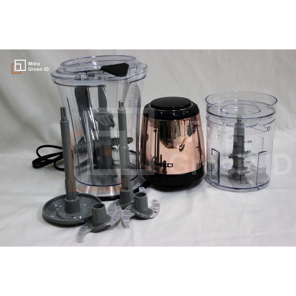 NIKO CHOPPER KATANA PRO GOLD 3 IN 1 FOOD CHOPPER 350 WATT