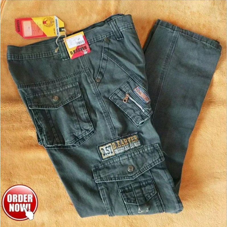 Celana Panjang Cargo Pria Celana Cargo Panjang Pria Twill Celana Panjang Pria Outdoor Celana PDL Pria