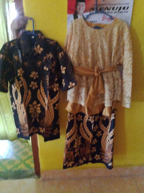 Maura Couple - Sania Ruffle Batik Couple Ori Ndoro Jowi Garansi Termurah Shopee -  Batik Modern Solo