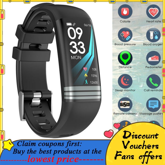 fitness smart watch activity tracker womenmen kids fitbit android ios heart rate