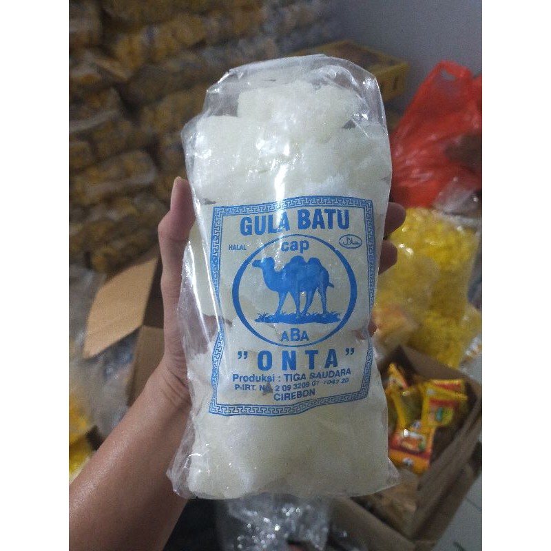 

10 Kg Gula Batu Putih CAP ONTA Khas Cirebon