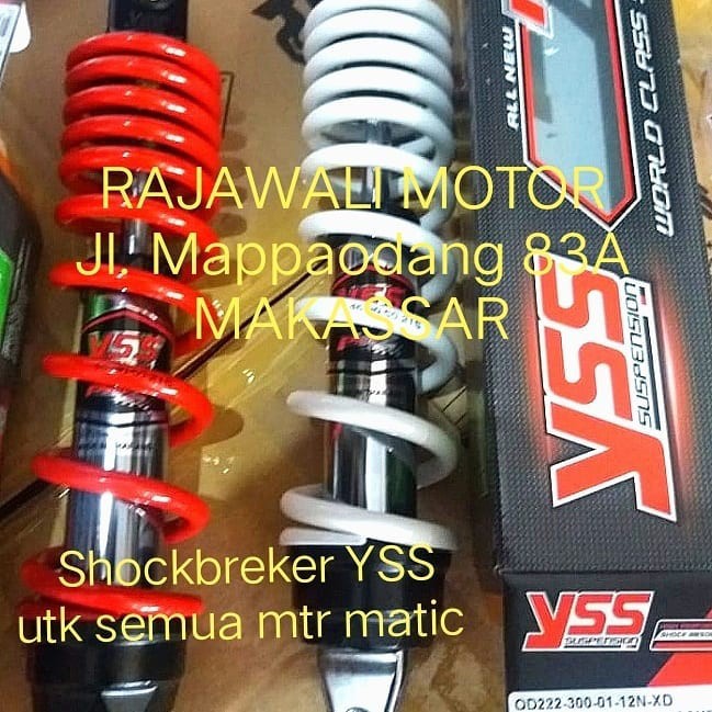 Shockbreaker belakang YSS Pro-ZR Original non tabung tinggi 300mm - matic