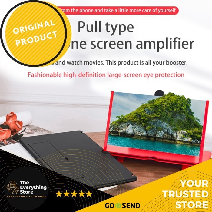 Portable Kaca Pembesar Layar HP 3D ORIGINAL